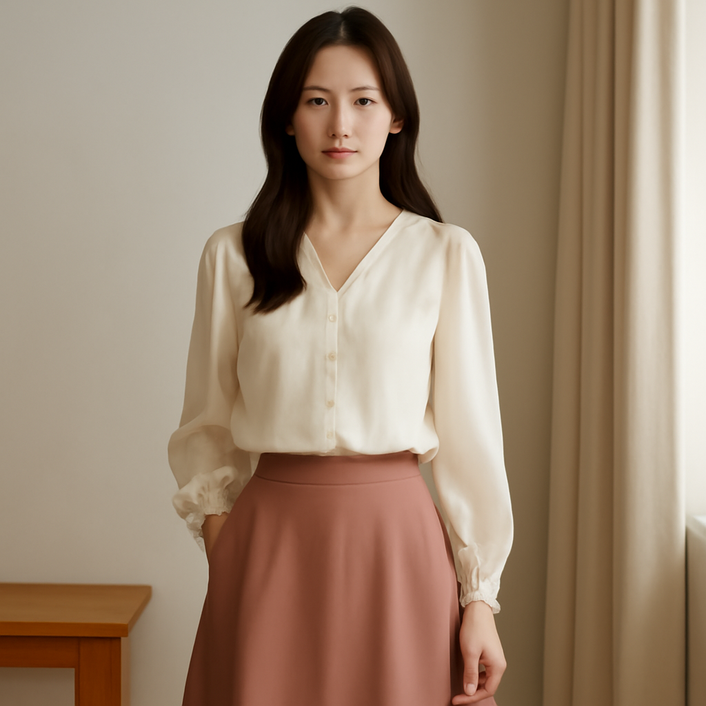 여성페미닌룩 대표 이미지
